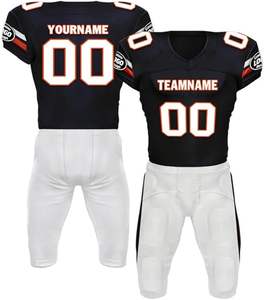 Maillots de football américain à manches courtes personnalisés ensemble de vêtements de football américain, y compris l'uniforme - Product Image 4