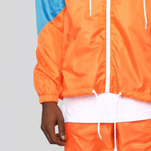 Veste de sport d'été personnalisée de haute qualité, ensemble de pantalons, dernière conception, survêtement de jogging coupe-vent respirant coloré pour hommes - Product Image 6