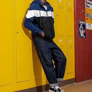 Relaxed Fit Basics Sudadera con cremallera con cierre de cremallera suave Sudadera con capucha con cremallera de color personalizado con diseño clásico moderno - Product Image 6