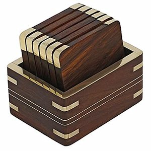 Juego de posavasos de madera personalizado de forma cuadrada de alta calidad Nuevo estilo Cup Mat Pad Precio al por mayor para la venta - Product Image 6