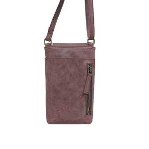 กระเป๋าสะพายพาดลำตัวหนังแท้วินเทจแบบพกพาสไตล์โบฮีเมียน - Product Image 5