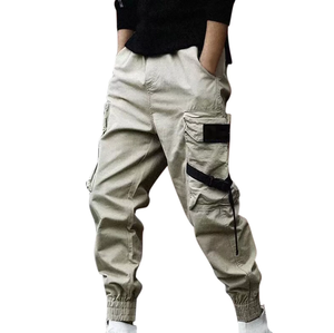 Pantalones Cargo Casuales Rectos con Logotipo Personalizado, Pantalones Deportivos Unisex de Alta Calidad, Transpirables, Antiarrugas y con Múltiples Bolsillos - Product Image 3