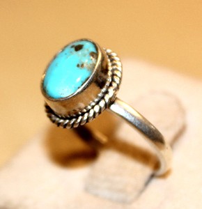 Elegant 925 Sterling Silver Turquoise <b>Statement</b> <b>Ring</b> Handmade for Meditation Practice Premium Quality - Product Image 5