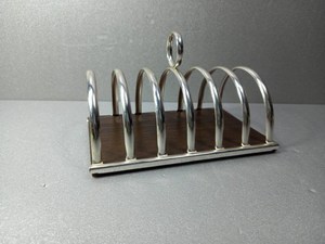 Support à pain en métal argenté pour petit-déjeuner, pour tranches de pain, accessoires de cuisine, rangement et organisation à domicile - Product Image 6