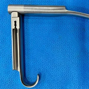 Laringoscopio video vendedor caliente de la intubación de Hd de los instrumentos quirúrgicos de la anestesia con las cuchillas reutilizables - Product Image 2