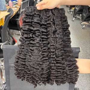 Extensions de cheveux vierges bruts 100 % naturels du Cambodge, non-Remy, à double trame, lisses, toutes couleurs disponibles, vente en gros - Product Image 1