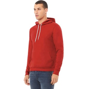Sweats à capuche d'hiver pour hommes de grande taille du fournisseur d'usine direct confortable couleur unie logo personnalisé broderie nouvelle impression de vente chaude - Product Image 2