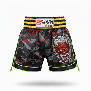 กางเกงมวยไทยคิกบ็อกซิ่งผู้ชาย SFANA SPORTS ออกแบบเอง ผ้าทนทาน แห้งเร็ว 180 กรัม รับสกรีนโลโก้ สำหรับฝึกซ้อม MMA มวยไทย - Product Image 6