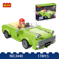 Blocs de construction de puzzle/petites particules/série de course (retirer) 180PCS voiture de course