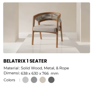 Modern Wooden Living Room <b>Chair</b> With Grey Cushion And Woven Backrest Scandinavian Design Ergonomic Home Furniture - Product Image 5