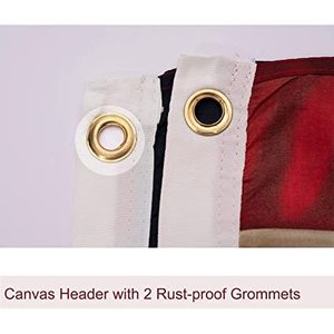 Paquete de 2 Banderas de Betsy Ross de 3x5 pies con 13 Estrellas, Bandera Americana de las Colonias, Bandera Americana Vintage Teñida al Estilo del Té, Decoración para Interiores y Exteriores - Product Image 6