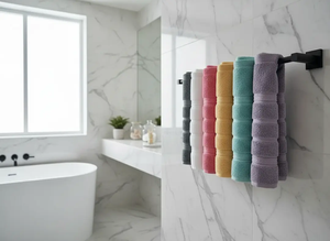 ผ้าเช็ดมือทอจากผ้าฝ้าย 100% สีพื้น รูปทรงสี่เหลี่ยมผืนผ้า เป็นมิตรกับสิ่งแวดล้อม น้ำหนักเบา แห้งเร็ว - Product Image 5