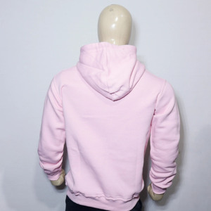 เสื้อฮู้ดสีชมพูแบบยูนิเซ็กส์ ผ้าฟลีซลำลอง ทรงปกติ สีพื้น ผ้าฝ้าย ใส่ได้ในฤดูใบไม้ร่วง - Product Image 2