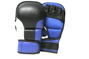 ถุงมือยิงแบบเปิดนิ้วทำจากหนังวัวแท้ใหม่ถุงมือศิลปะการต่อสู้แบบใหม่ MMA muay Thai - Product Image 5