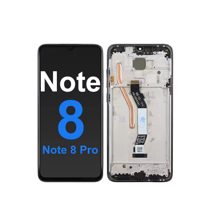 Redmi Note 8 Pro Original Touch Screen Digitizer LCD+Touch Display Frame Assembly Replacement 1 Year Warranty High Quality 100%