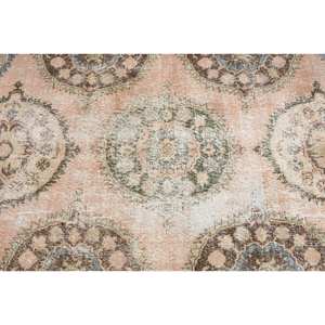 Clásico Beige 3,4 X 11.7ft Alfombra turca de lana Patchwork estampado pasillo rectángulo para entrada para sala de estar dormitorio alfombra de noche - Product Image 5