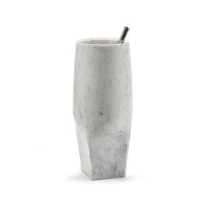 Jarrón de Flores de Mármol de Marca Privada para Decoración Artística del Hogar con Piedra Hecha a Mano y un Atractivo Visual Elegante - Product Image 3