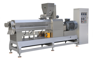 เครื่องจักรผลิตอาหารปลาแห้งสำหรับอุตสาหกรรม  แบบมอเตอร์ PLC เครื่องอัดรีดแบบสกรูคู่  ทำจากสแตนเลส 304 สำหรับอาหารปลาเทราท์ - Product Image 5