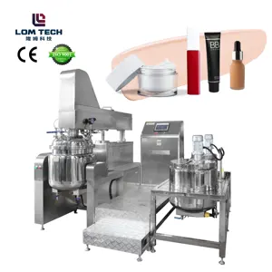 Emulsionante homogeneizante a vácuo do misturador cosmético industrial LOM