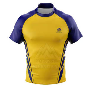 100% Polyester Made Rugby Jersey Top Qualité Équipe Porter Quick Dry Respirant Rugby Jersey - Product Image 1