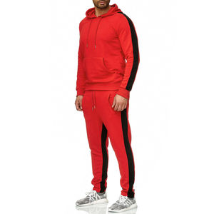 Ensemble Jogging Unisexe Personnalisable Dernier Design Surdimensionné Ample Coupe-Vent Col à Capuche Uni Streetwear 100% Coton Survêtements - Product Image 5