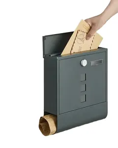 Stainless Steel Metal OEM Custom ODM Parcel Package Mailbox Outdoor Smart American Modern Secure Large Lockable Wall Mounted