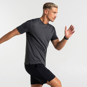 T-shirts personnalisés pour hommes, coupe ajustée, 100% coton mercerisé, respirants, anti-boulochage, manches courtes avec logo personnalisé - Product Image 4