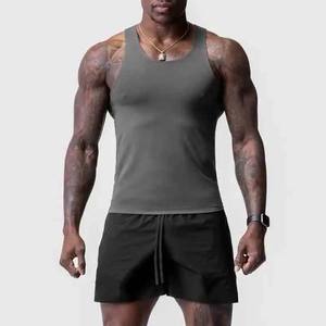 Super Soft Cotton Ribbed Sport <b>Muscle</b> <b>Vest</b> Tank Sleeve Style Custom Logo Back Plain Breathable Gym Running Fitness Work <b>Vest</b> - Product Image 3