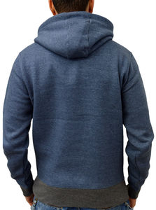 Chándales de algodón de primera calidad, ropa de gimnasio de diseño personalizado, conjunto con capucha y cremallera frontal, ropa deportiva Unisex de talla grande, chándal al por mayor - Product Image 2