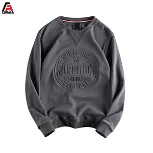 เสื้อฮู้ด3D โอเวอร์ไซส์ผ้าฝ้าย100% มีลายนูนสไตล์วินเทจสำหรับฤดูหนาว - Product Image 3