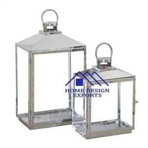 Hot Selling Home Out Door Decorative Stainless Steel Metal Candle <b>Lantern</b> - Product Image 3