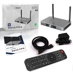 Boîtier TV SUPER S6 ULTRA Plug & Play avec lecteur multimédia et applications préinstallées - Product Image 4