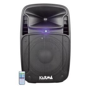 ลำโพงแอคทีฟ Karma 12A สีดำ 360W วูฟเฟอร์ 12 นิ้ว ตอบสนองความถี่ 20Hz-20kHz สำหรับคาราโอเกะ V5.0 โหมดคู่ - Product Image 1