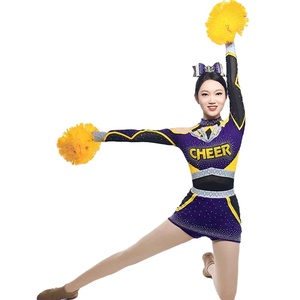 ชุดยูนิฟอร์มเชียร์ลีดเดอร์ทันสมัย สวยงาม โดดเด่น ทนทาน ยืดหยุ่น สวมใส่สบาย ผลิตจากผ้าพรีเมียม ประดับด้วยคริสตัลวิบวับ ดีไซน์มีเอกลักษณ์เฉพาะตัว - Product Image 5