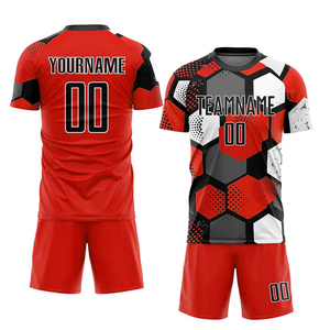 Mới Nhất Thiết Kế Đào Tạo Thể Thao Bóng Đá Đồng Phục Người Lớn Tự Động Cắt Áo Sơ Mi & Tops Bóng Đá Mặc Bóng Đá Jersey - Product Image 1