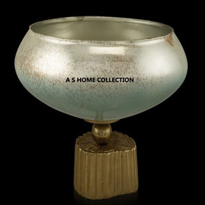 Lujo blanco y dorado flor decorativa Venta caliente decoración del hogar frutero - Product Image 6