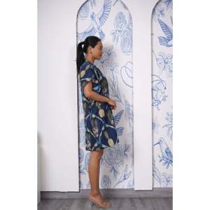 Chemise kaftan Love Birds, couvre-maillot de bain avec motif d'oiseau unique - Product Image 3