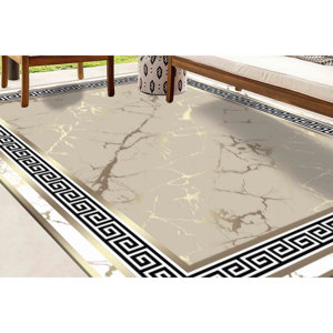 Gold Marble <b>Rug</b>, Gold <b>Rugs</b>, Modern <b>Rug</b>, Marble <b>Rug</b>, Machine Washable <b>Rug</b>,<b>Chenille</b> <b>Rug</b> - Product Image 2