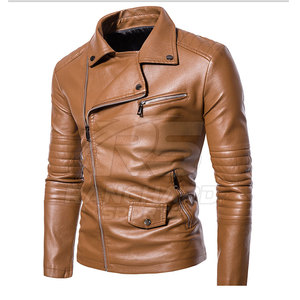 Concevez vos propres vestes en cuir tendance, veste en cuir pour homme de haute qualité au meilleur prix, veste en cuir à manches longues - Product Image 2