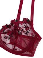 2026 personnalisé Sexy broderie romantique femmes sous-vêtements Transparent Lingerie Push up soutien-gorge culotte ensemble soutien-gorge ensemble PAKISTAN
