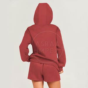 Ensemble de sweat-shirts pour femmes, design personnalisé, couleur unie, respirant, 100% coton, écologique, coupe classique, style décontracté pour l'hiver, utilisation en extérieur - Product Image 3