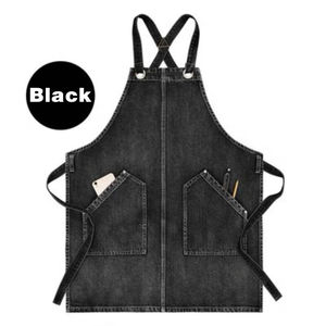 Kitchen <b>Apron</b> Fashion Canvas Chef <b>Apron</b> cocina accesorios de cocina novedosos Straps For <b>BBQ</b> Shop Nail Salon - Product Image 3