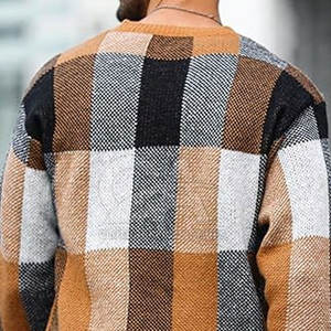 เสื้อสเวตเชิ้ตผู้ชายสำหรับใส่กลางแจ้ง แฟชั่นฤดูหนาว ดีไซน์สีตัดกันหลากหลายแบบ - Product Image 6