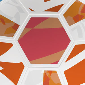 Ballon de football d'entraînement hybride personnalisé 32 panneaux Ballons de football de qualité supérieure en 3 couleurs cousus à la machine - Product Image 2