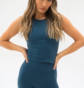 เสื้อกล้ามระบายอากาศแขนกุดสำหรับผู้หญิงเสื้อผ้านุ่มใส่สบายสำหรับฤดูร้อน - Product Image 4