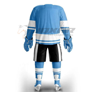 Uniformes de hockey prêts pour le jeu disponibles dans toutes les tailles logo de l'équipe personnalisé numéro de nom options incluses idéal pour l'entraînement de mêlée - Product Image 5