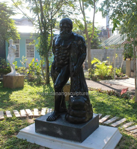 Una estatua de tamaño real de Farnese HERCULES una escultura de mármol blanco de Hércules famoso griego-OEM/ODM - Product Image 3