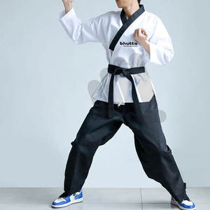 Uniforme de Taekwondo a la Moda en Colores Elegantes, Venta al por Mayor, Talla Grande, Cómodo y Transpirable, de Poliéster/Algodón, Personalizable con su Propio Logotipo - Product Image 2