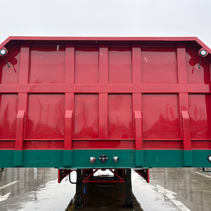 Nuevo Semirremolque de Plataforma Plana con 3 Ejes y Paredes Laterales de Acero, con Capacidad de Carga Superior a 3001 kg para Transporte Pesado - Product Image 1
