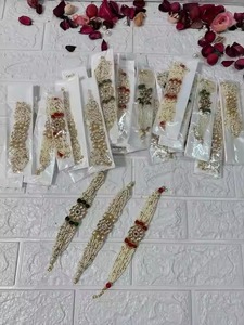 Perles et bracelets Kundan faveurs de mariage femmes Mehndi Sangeet cadeaux de fête Baraat Swagat cadeaux faveurs de demoiselle d'honneur - Product Image 2